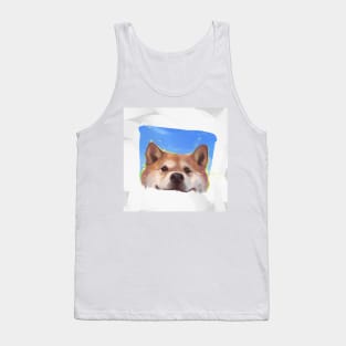 Peekaboo Shiba Tank Top